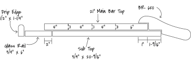 In the below example, our top bar includes. Bar Top Dimensions Hardwoods Incorporated