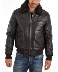 Aviateur Schott Lc1380 La Canadienne Blouson Cuir Marron Chaqueta Hombre Chaquetas Hombres