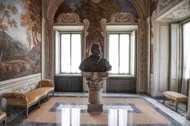 Changed the golden throne by a wooden chair. See Inside Castel Gandolfo Pope S Lavish Palazzo Now Open To Public
