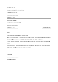 Surat tunjuk sebab tidak hadir mp3 & mp4. Surat Tak Hadir Ke Sekolah