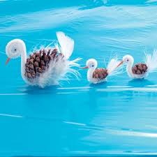 Schwan Mit Kuken Basteln Basteln Mit Pfeifenputzer Basteln Mit Pfeifenreinigern