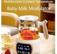 OEM Large Capacity Smart Baby Milk Modulator Formula Kettle Glass Electric  Teapot with LED Light