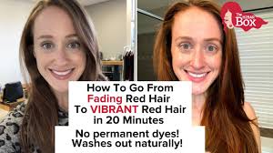 I have coloured my hair and it is lighter than i want. How To Go From Fading Red Hair To Vibrant Red Hair In 20 Minutes Youtube