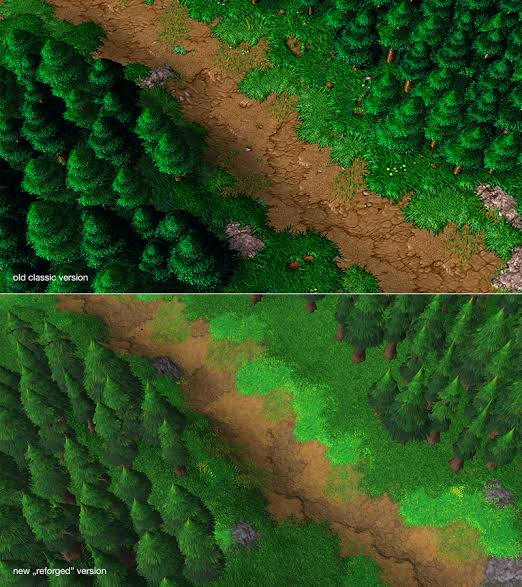 Image result for reforged gameplay comparison"