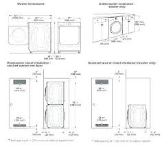 Washing Machine Size Chart Zkdisu Info