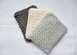 1 Eponge Plate Durable Et Eco Responsable En Coton Tawashi Entretien De La Maison Tricot Et Crochet Diy Tricotin Techniques De Crochet