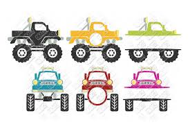 Download Monster Truck Svg In Svg Dxf Eps Jpg Png Ohmycuttables