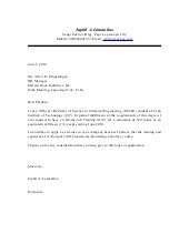 Maybe you want to recommend a student or employee or want to apply for an academic program. Application Letter Of Hrm Student Hotel And Hospitality Advice