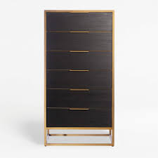 +4 colorsavailable in 4 colors. Oxford Black 6 Drawer Tall Chest Reviews Crate And Barrel Canada