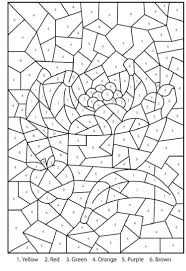 Mosaic Color By Numbers Coloring Pages Coloring Books Color By Number Printable Math Coloring Worksheets