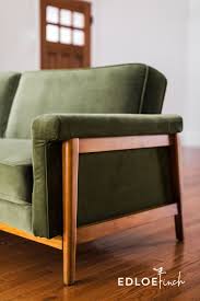 Ashbury Sleeper Sofa Olive Velvet Edloe Finch Furniture Co In 2020 Stylish Sofa Bed Most Comfortable Couch Olive Sofa