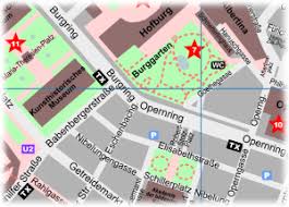 Visualization and floor plans of the apartments and maisonettes, balconies, and views. Burggarten Wien Info Und Plan Zu Parks In Wien Zentrum