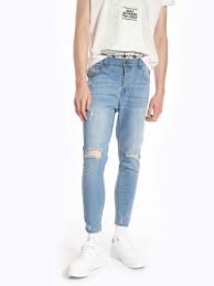 Discover all the models of men's carrot fit jeans by united colors of benetton. Ripped Carrot Fit Jeans Gate