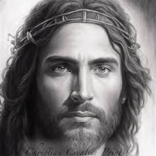 BEAUTIFUL ORIGINAL 19TH Portrait Pencil Drawing Man Jesus Christ Religion  God $40.33