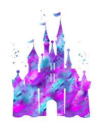 Cinderella Castle Print Disney Castle Princess Castle Print Castle Watercolor Print Pin Watercolor Disney Disney Castle Silhouette Disney Cinderella Castle
