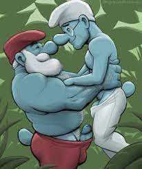 Rule34 - If it exists, there is porn of it / brainy smurf, papa smurf /  6000798