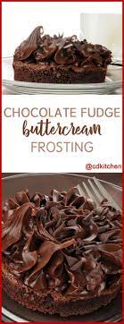 Chocolate Fudge Buttercream Frosting Recipe Cdkitchen Com Chocolate Fudge Icing Cake Frosting Recipe Chocolate Fudge Cupcakes