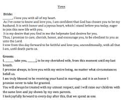 Check spelling or type a new query. Sample Hand Written Christian Wedding Vows Beautiful Christian Wedding Vows Vows For Him Vows