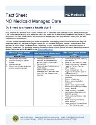 North carolina medicaid coverage allows members a total of 22 professional service visits in a year. Open Enrollment Information For Nc Medicaid Managed Care Brunswick County Government