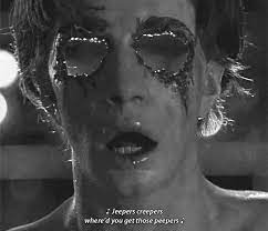 The music was written by harry warren and the lyrics by johnny mercer for the 1938 movie going places. Jeepers Creepers Where D You Get Those Peepers Creepy Gif