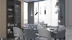 White paint colors, decorating fabrics with white color details and white tablecloths are ideal for creating spacious and friendly dining room design in classic style that looks elegant, comfortable and inviting. Modern Classic Dining Room Modern Classic Dining Room Classic Dining Room Small Living Room