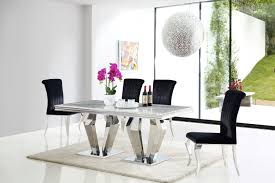 Featuring accent chairs with arms, velvet side chairs, and more occasional armchairs. Grey Marble Dining Table And 6 Black Velvet Chairs Homegenies