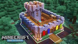 In today's video i'm going to show you how to build a small castle in minecraft 1.14!!this tiny castle is easy to make for minecraft survival!! Minecraft How To Build A Small Castle Small Survival Castle Tutorial Youtube