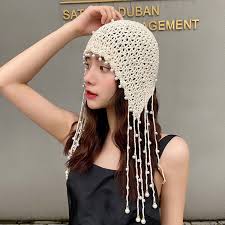We offer you the best yarns, tools & supplies Pearl Tassel Knit Cap Apollobox