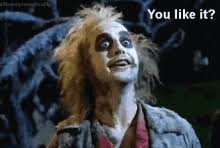 Horror movie creepy beetlejuice scary classic burton tim film weird comedy showtime dark movies its strange graveyard morbid dead darkness. Beetlejuice Michael Keaton Gifs Tenor