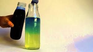 Er wurde dann abgeschöpft und Chemie Experiment Fur Kinder Farbversuch Blau Youtube