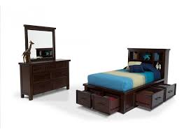 Hudson Youth 6 Piece Full Bookcase Storage Bed Kids Bedroom Sets Bedroom Sets Sleigh Bedroom Set