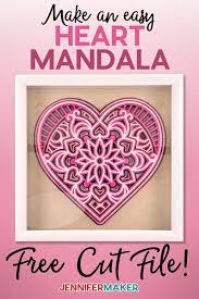 Download 3d Paper Heart Mandala How To Create Beautiful 3d Paper Art In 2021 Paper Heart Mandala Cardstock Crafts