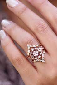Pin By Hamnah Iq On Clothes In 2021 Wedding Rings Unique Rose Gold Morganite Ring Vintage Engagement Rings