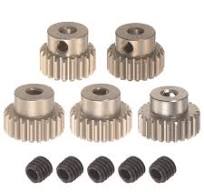 48P Pinion Gear Set 3.175mm (1/8") Shaft 20T 21T 22T 23T 24T ...