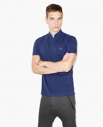 Ecusson à la taille composition : Polo A Col Officier Avec Passepoil Contraste The Kooples Sport Homme Polo Shirt Mens Polo Mens Tops