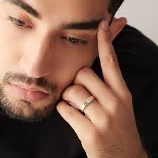 14KT Gold Cody Lab Grown Diamond Ring for Men, Men's Band