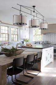 A wide variety of island kitchen table options are available to you, such as material, countertop material, and door material. Kitchen With Central Island Dining Table Rustic Style Chic Kitchen Cooked Kitchen Island Dining Table Kitchen Island Table Kitchen Island And Table Combo