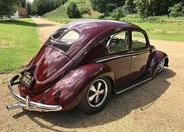 Image result for Bordeaux Red 1949 Beetle