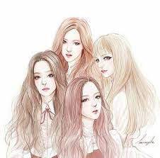 Resultado De Imagen Para Jungkook Fanart Black Pink Kpop Girl Drawing Black Pink