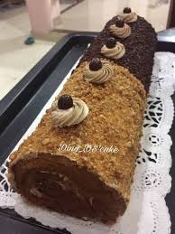 Resep Roll Cake Mocca Nougat Oleh Diny Fe Resep Makanan Resep Kue Kue