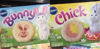 You know dasher and dancer and prancer and vixen? Pillsbury Easter Cookies Are Back For Spring