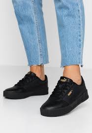 Puma (696960 | de0006969603) mit aktuellem aktienkurs, charts, news und analysen. Puma Carina Sneaker Low Black Team Gold Schwarz Zalando De