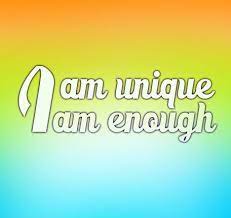 I Am Unique I Am Enough Wallpaper Quote Quotes Words Of Encouragement Positive Quotes