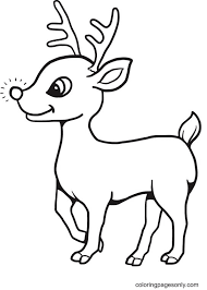Halloween is another holiday that's always a hit with the kids because of all the candies and thrills. Rudolph The Red Nosed Reindeer Coloring Pages Reindeer Coloring Pages Coloring Pages For Kids And Adults