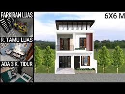 97 macam desain rumah ukuran 6x10 terbaru dan terbaik. Desain Rumah 6x6 Meter 2 Lantai Dengan 3 Kamar Tidur Youtube