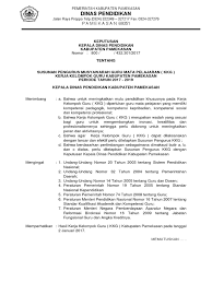 Posted by ibnu anwar ⋅ 26 agustus 2013 ⋅ tinggalkan komentar. Sk Pengurus Kkg K3s Penjaskes