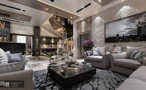 To achieve a victorian style living room, you must pay attention to the colour schemes and ornate interiors. Living Room Luxury Modern Villa Interior Design Novocom Top