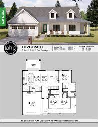 One Story Modern Farmhouse Fitzgerald Small Farmhouse Plans House Plans Farmhouse Farmhouse Plans