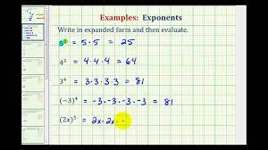 Use the following steps to convert a number given in scientific notation (exponential notation) to a decimal system number: Ex Expanding And Evaluating Exponential Notation Youtube