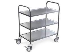 When i searched online for that shelves, i the products though made in china you should not fear getting like the kind of stamped out junk metal. Shelf Trolley Serving Trolley Stainless Steel Kitchen Trolley 3 Levels Load Capacity 150kg Topregal